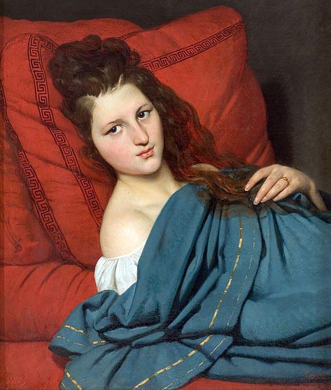 Woman Reclining on a Divan